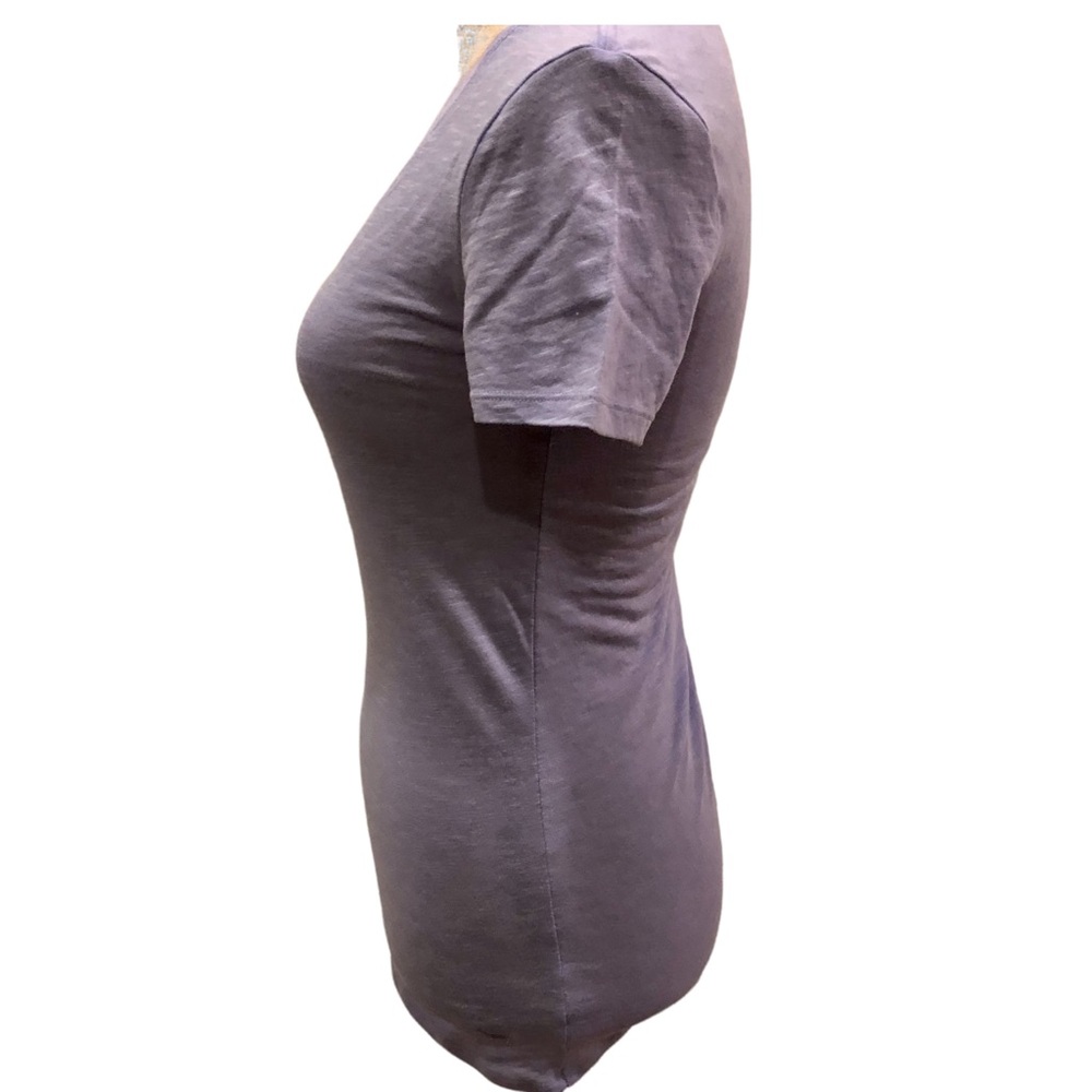 PINK Victoria's Secret Purple Fitted Short Sleeve Tee - Picture 2 of 4